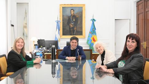 luego de su internacion, estela de carlotto visito al gobernador luego de su internacion, estela de carlotto visito al gobernador