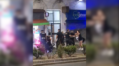 El hecho ocurrió en el centro de La Plata El hecho ocurrió en el centro de La Plata