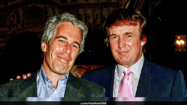 Jeffrey Epstein, el magnate financiero y delincuente sexual, junto a Donald Trump. La Casa Blanca niega que haya vínculos comprometedores.&nbsp;