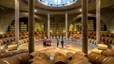 La sala principal de Bodegas Salentein, en el corazón del Valle de Uco. 