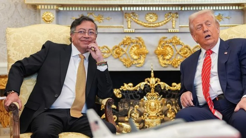 Gustavo Petro y Donald Trump pusieron paños fríos en una relación diplomática tensa. Gustavo Petro y Donald Trump pusieron paños fríos en una relación diplomática tensa.