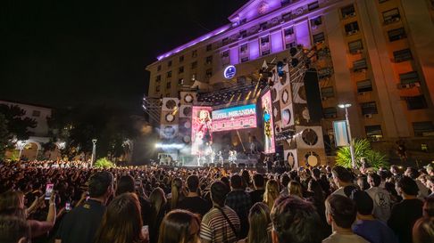 Miranda! anoche en el cierre de la Peatonal del Vino Miranda! anoche en el cierre de la Peatonal del Vino