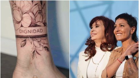 mayra mendoza se tatuo una tobillera electronica en apoyo a cristina kirchner mayra mendoza se tatuo una tobillera electronica en apoyo a cristina kirchner