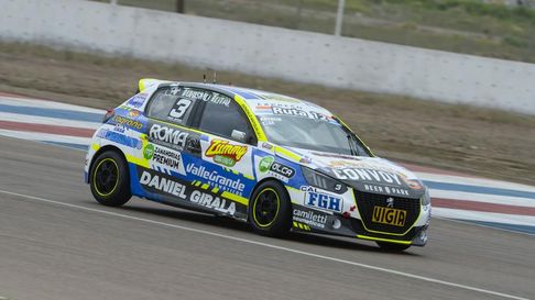 El 208 del sureño que largará en la primera fila la final del TN en Mendoza. El 208 del sureño que largará en la primera fila la final del TN en Mendoza.
