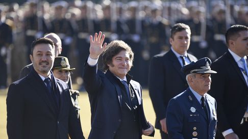 Javier Milei en el acto del Día de la Bandera Javier Milei en el acto del Día de la Bandera