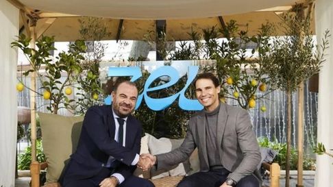 Rafael Nadal junto a Gabriel Escarrer, CEO de Meliá Hotels. Rafael Nadal junto a Gabriel Escarrer, CEO de Meliá Hotels.