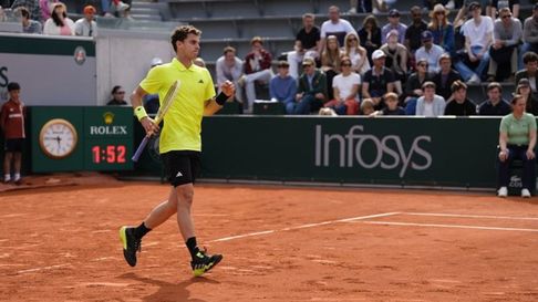 Juan Manuel Cerúndolo logró un triunfazo en Suiza. Juan Manuel Cerúndolo logró un triunfazo en Suiza.