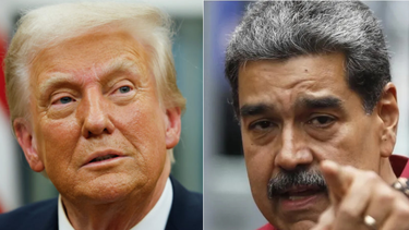 Donald Trump y Nicolás Maduro. 